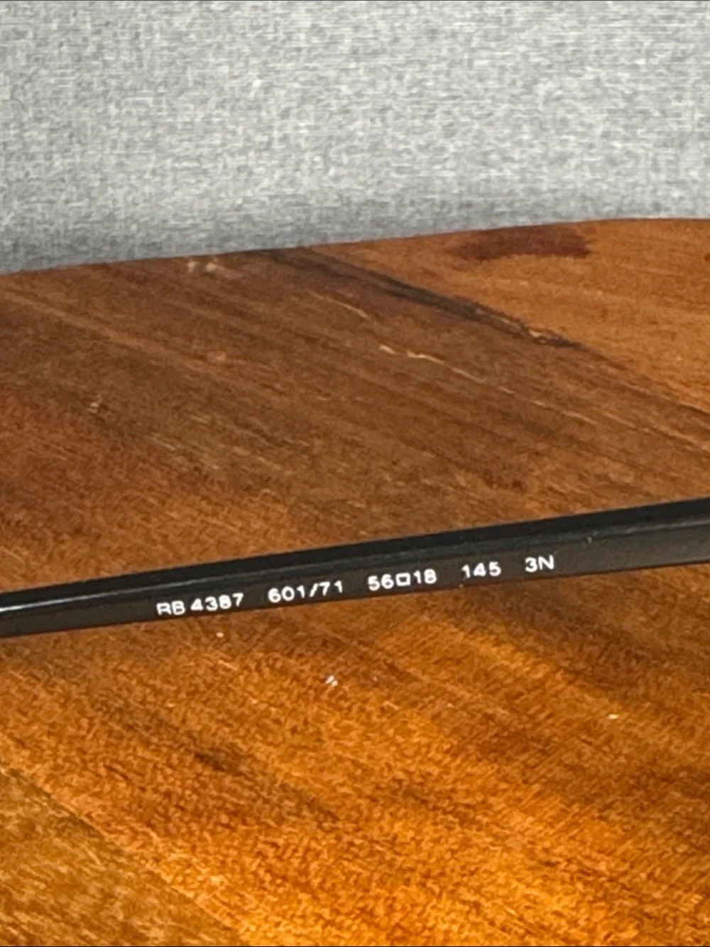 Used RayBan RB4387 601/71 56-18-145
